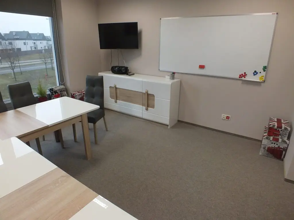 szkoła języka angielskiego sala do nauki