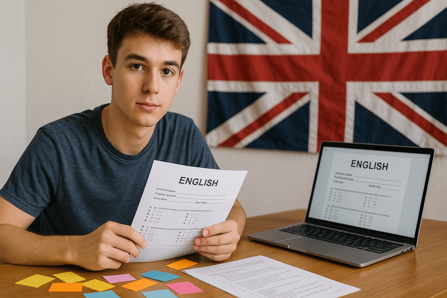 Uczeń przygotowujący się do matury rozszerzonej z angielskiego